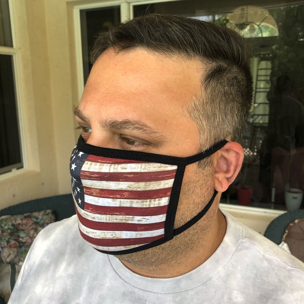 2 for $20! American Flag face mask - Picture 3 of 5
